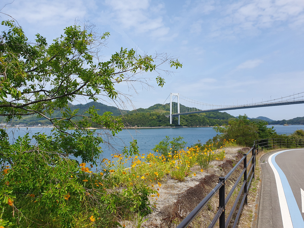 Bridges along the Shimanami Kaido, over the Seto Inland Sea
